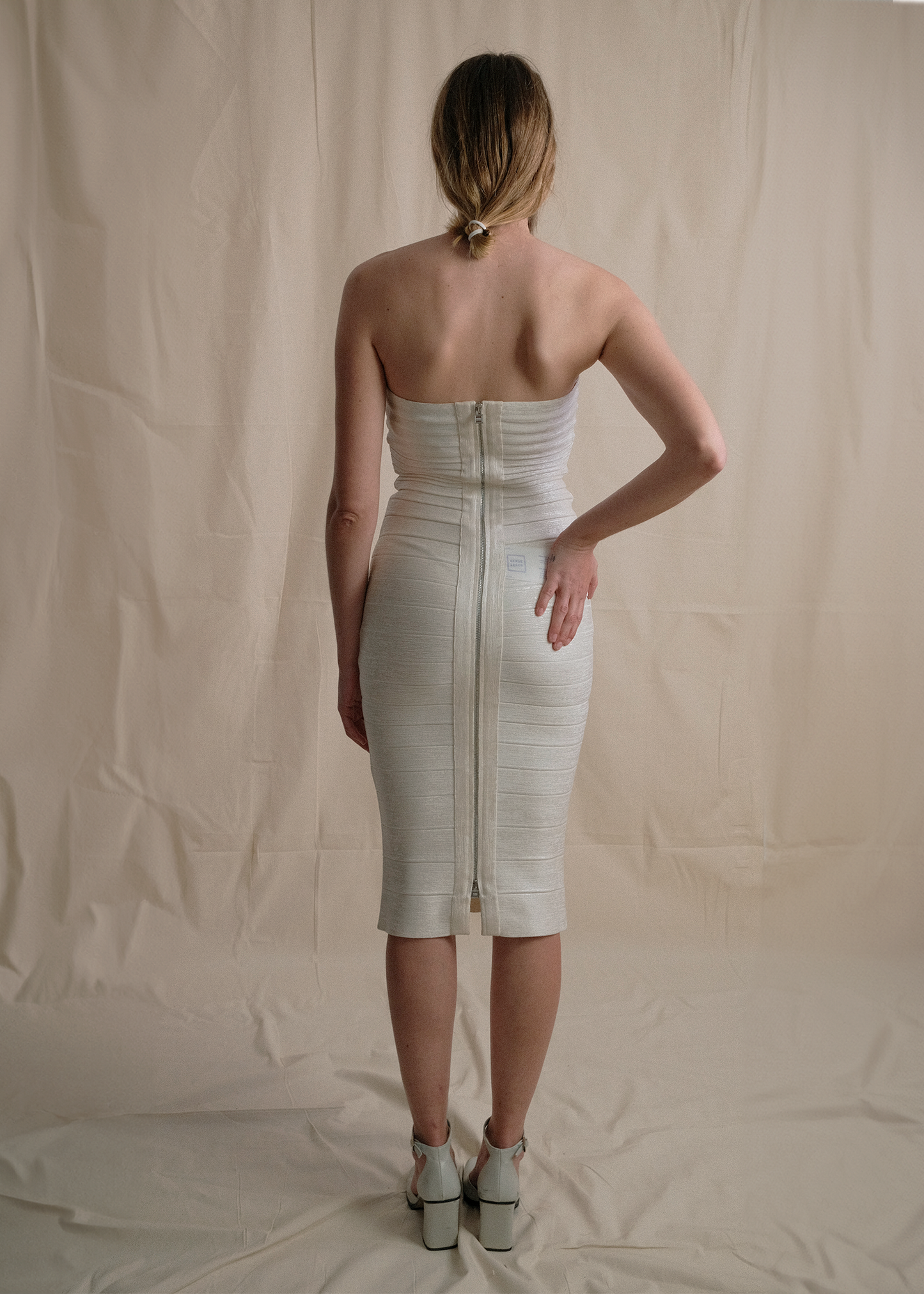 Robe midi bandage Hervé Léger Runway - S/34-38