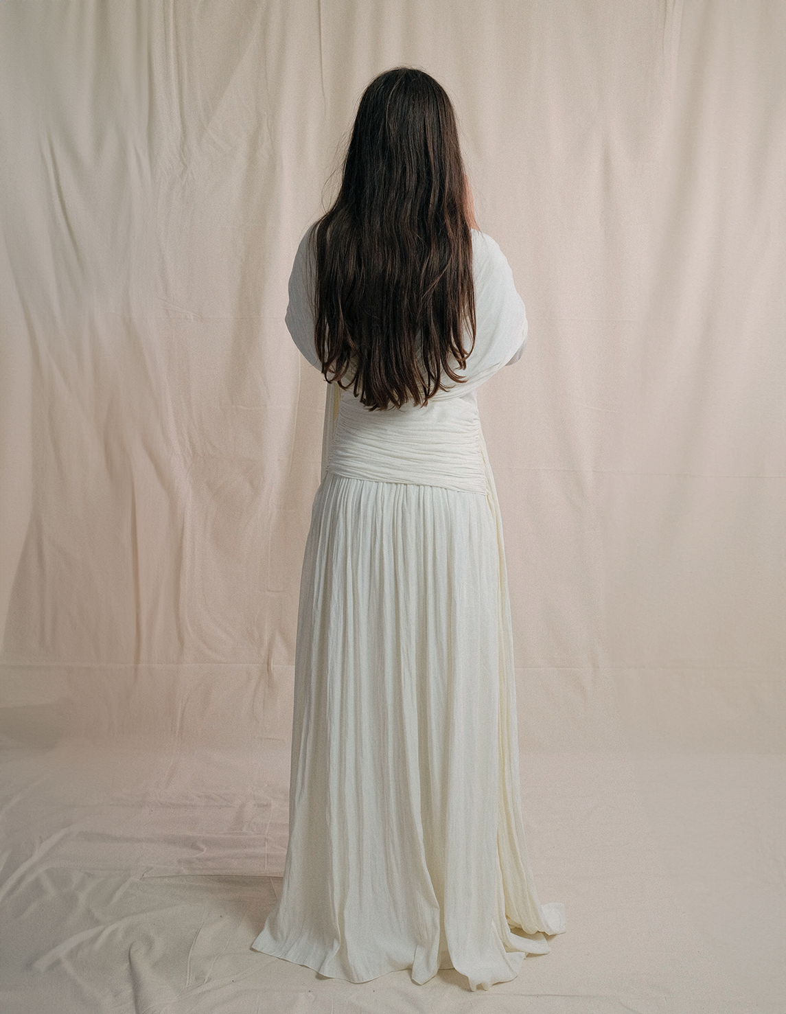 Robe longue Lanvin drapée - S/36-38