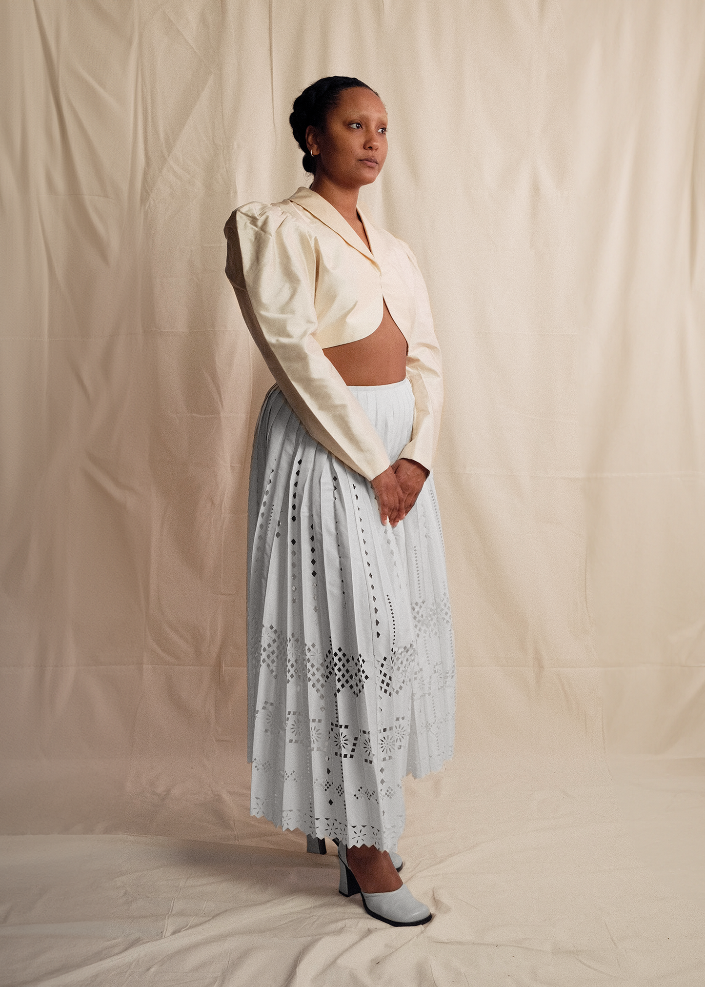 Ensemble estival découpe laser Kenzo Paris - S/36-38