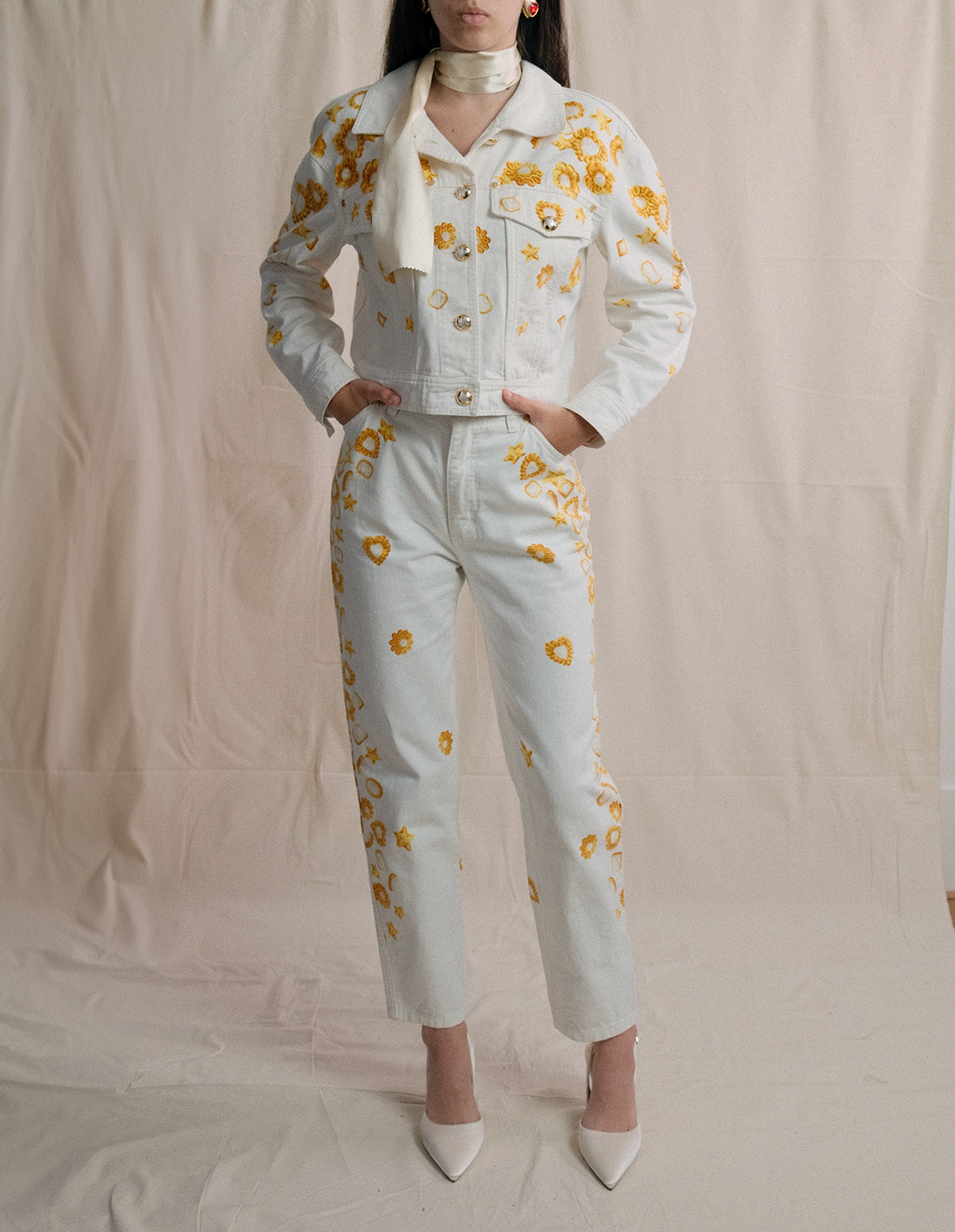 Ensemble en jean vintage Escada - S/36